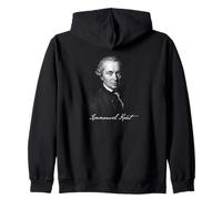 Retrato clásico de la filosofía de la iluminación de Immanuel Kant Sudadera con Capucha