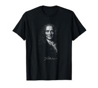 Retrato clásico del filósofo de la iluminación de Voltaire Camiseta