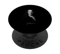 Retrato clásico del filósofo de la iluminación de Voltaire PopSockets PopGrip Adhesivo
