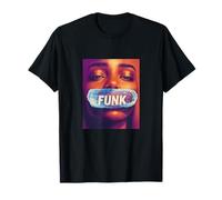 Retrato de Arte Disco Retro para Amantes de la música Funk Camiseta