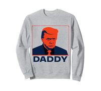 Retrato de arte pop estoico Trump con leyenda "Daddy" Sudadera