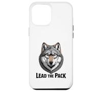 Retrato de Cabeza de Lobo Intenso lidera la Manada Carcasa para iPhone 12 Pro MAX