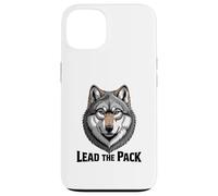 Retrato de Cabeza de Lobo Intenso lidera la Manada Carcasa para iPhone 13