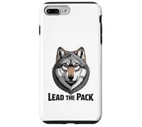 Retrato de Cabeza de Lobo Intenso lidera la Manada Carcasa para iPhone 7 Plus/8 Plus