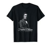 Retrato de Compositor de Piano clásico Frédéric Chopin Camiseta gráfica económica
