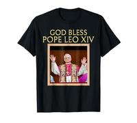 Retrato de Dios bendiga al Papa León XIV Camiseta