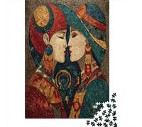 Retrato de Dos Mujeres hopi 1000 Piezas Rompecabezas para Adultos para Amantes O Amigos Imposable 38x26cm/1000pcs