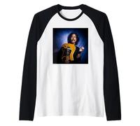 Retrato de Frank Zappa & Guitar LA por Michael Grecco Camiseta Manga Raglan