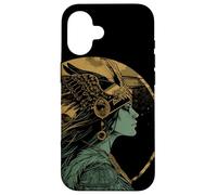 Retrato de Freya Dioses nórdicos Asatru Paganismo Germánico Carcasa para iPhone 16