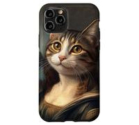 Retrato de Gato Inspirado en Mona Lisa con Estilo renacentista Carcasa para iPhone 11 Pro