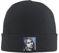 Retrato de Hombre Cabello Largo emoción Mirada Hombres Mujeres Unisex Gorro Punto Gorro Invierno térmico cálido Navidad Deportes al Aire Libre Ciclismo Regalos para Exteriores