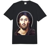 Retrato de Icono de Jesucristo en el monasterio de Santa Catalina Comfort Colors Adult Heavyweight T-Shirt