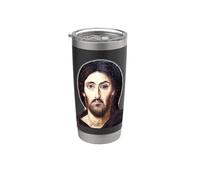 Retrato de icono de Jesucristo en el monasterio de Santa Catalina Vaso térmico de acero inoxidable de doble pared