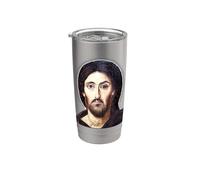 Retrato de icono de Jesucristo en el monasterio de Santa Catalina Vaso térmico de acero inoxidable de doble pared