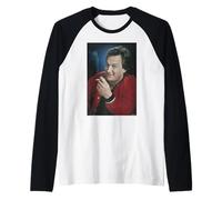 Retrato De Jim Belushi K-9 Actor De Michael Grecco Camiseta Manga Raglan