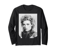 Retrato de la era de Kim Wilde Pop Star Teases & Dares 1984 Manga Larga