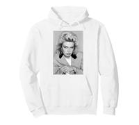Retrato de la era del Agua en Vidrio de la Cantante Kim Wilde 1981 Sudadera con Capucha
