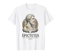 Retrato de la sabiduría Griega Antigua del filósofo estoico de Epicteto Camiseta