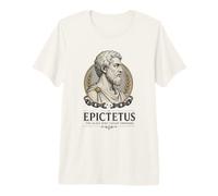 Retrato de la sabiduría Griega Antigua del filósofo estoico de Epicteto Camiseta Premium