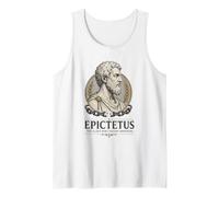Retrato de la sabiduría Griega Antigua del filósofo estoico de Epicteto Camiseta sin Mangas