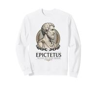 Retrato de la sabiduría Griega Antigua del filósofo estoico de Epicteto Sudadera