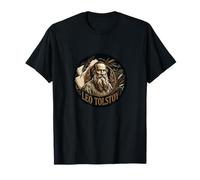 Retrato de León Tolstoi - Diseño clásico de Literatura Rusa Camiseta
