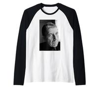 Retrato de Leonard Cohen Hallelujah Songwriter por AJ Barratt Camiseta Manga Raglan