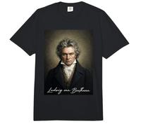 Retrato de Ludwig Van Beethoven Comfort Colors Adult Heavyweight T-Shirt