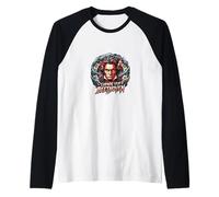 Retrato de Ludwig Van Beethoven - Compositor romántico dramático Camiseta Manga Raglan