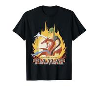 Retrato de mazmorras y dragones Tiamat Flames Camiseta
