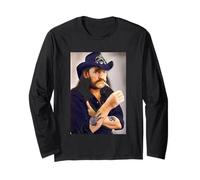 Retrato de Motorhead Lemmy Kilmister As of Spades Manga Larga