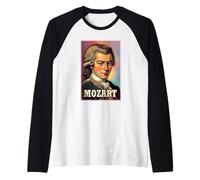Retrato de Mozart 1780 Camiseta Manga Raglan