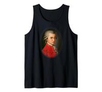 Retrato de Mozart Viena Austria Recuerdo de Viaje clásico Camiseta sin Mangas