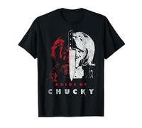 Retrato de novia de Chucky Split de Child's Play Camiseta