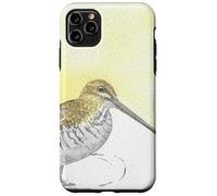 Retrato de pájaro de Acuarela Snipe de Wilson Carcasa para iPhone 11 Pro MAX