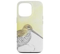 Retrato de pájaro de Acuarela Snipe de Wilson Carcasa para iPhone 13 Pro