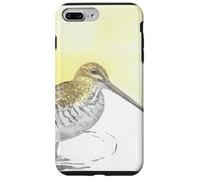 Retrato de pájaro de Acuarela Snipe de Wilson Carcasa para iPhone 7 Plus/8 Plus
