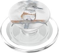 Retrato de pájaro de martín Pescador Acuarela PopSockets PopGrip para MagSafe