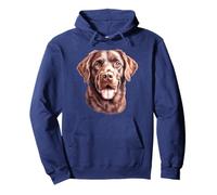 Retrato de perro Chesapeake Bay Retriever Sudadera con Capucha