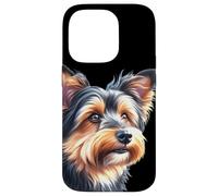 Retrato de perro de Cairn Terrier Carcasa para iPhone 14 Pro