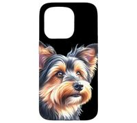 Retrato de perro de Cairn Terrier Carcasa para iPhone 15 Pro