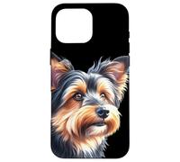 Retrato de perro de Cairn Terrier Carcasa para iPhone 16 Pro Max