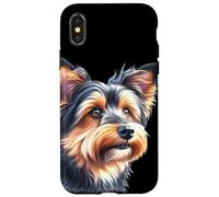 Retrato de perro de Cairn Terrier Carcasa para iPhone X/XS