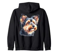 Retrato de perro de Cairn Terrier Sudadera con Capucha