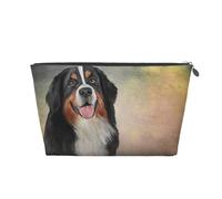Retrato de Perro de montaña bernés de Raza Divertida, Bolsa de artículos de tocador Bolsa de Maquillaje Bolsa de cosméticos Bolsa de artículos de tocador de Viaje portátil