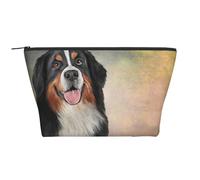 Retrato de Perro de montaña bernés de Raza Divertida, Bolsa de artículos de tocador Bolsa de Maquillaje Bolsa de cosméticos Bolsa de artículos de tocador de Viaje portátil