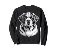 Retrato de Perro de San Bernardo Sudadera