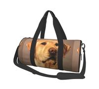 Retrato de Perro Labrador, Bolsa de Viaje de Gran Capacidad, Bolso Redondo, Bolsa de Viaje Deportiva, Bolsa de Mano, Bolsa de Fitness