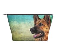 Retrato de Perro Pastor alemán Imprimir, Bolsa de artículos de tocador Bolsa de Maquillaje Bolsa de cosméticos Bolsa de artículos de tocador de Viaje portátil