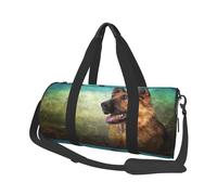 Retrato de Perro Pastor alemán Imprimir, Bolsa de Viaje de Gran Capacidad, Bolso Redondo, Bolsa de Viaje Deportiva, Bolsa de Mano, Bolsa de Fitness